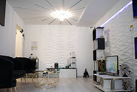 Litere volumetrice luminoase, iluminare tiip halou cu LED-uri SMD